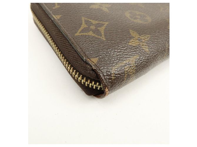 Louis Vuitton Monogram Canvas Zippy Long Wallet Brown M60017 - vista 8
