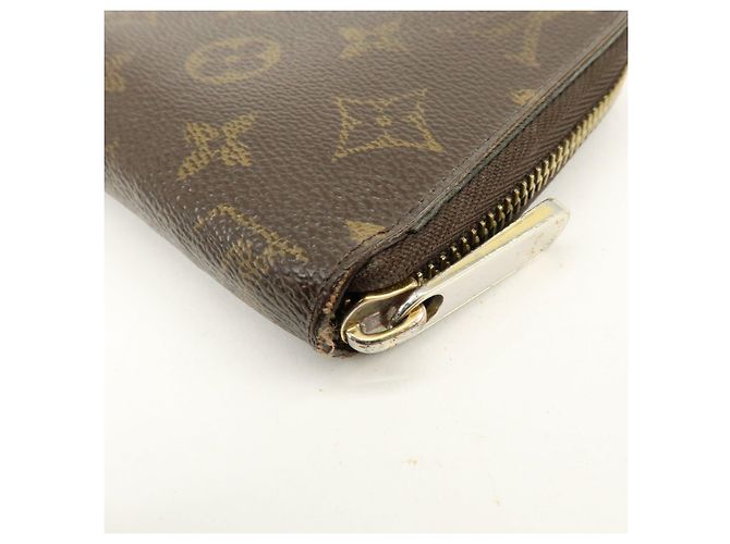 Louis Vuitton Monogram Canvas Zippy Long Wallet Brown M60017 - vista 9