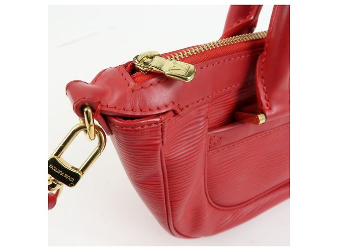 Louis Vuitton Epi Danura PM Hand Bag Shoulder Bag Red M5891E - vista 15