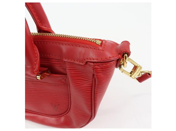 Louis Vuitton Epi Danura PM Hand Bag Shoulder Bag Red M5891E - vista 16