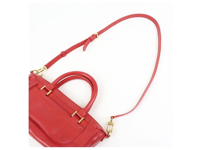 Louis Vuitton Epi Danura PM Hand Bag Shoulder Bag Red M5891E - vista 6