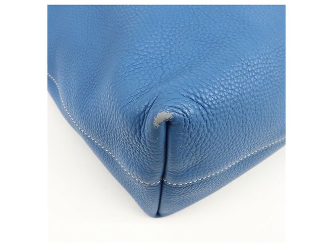 PRADA Borsa Tote 2Way in pelle Borsa a spalla Borsa a mano Blu BN1713 - vista 10