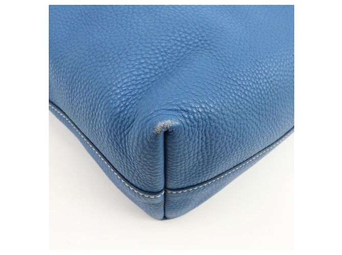 PRADA Borsa Tote 2Way in pelle Borsa a spalla Borsa a mano Blu BN1713 - vista 12