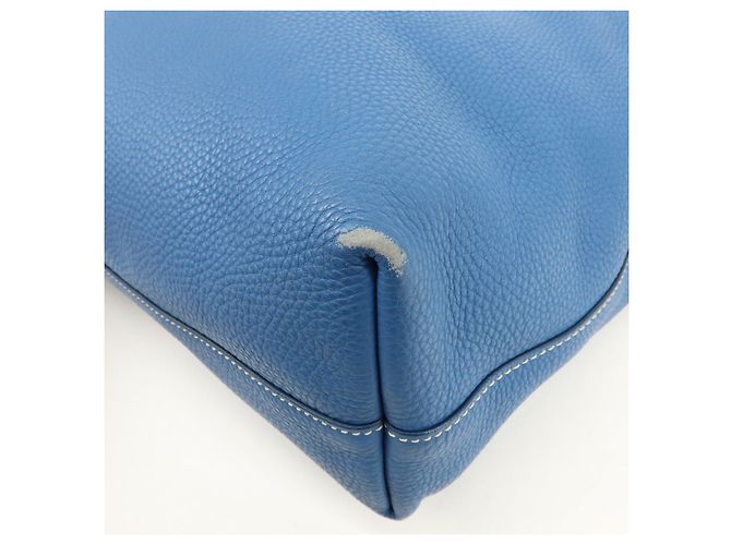 PRADA Borsa Tote 2Way in pelle Borsa a spalla Borsa a mano Blu BN1713 - vista 13