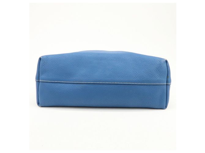 PRADA Borsa Tote 2Way in pelle Borsa a spalla Borsa a mano Blu BN1713 - vista 5
