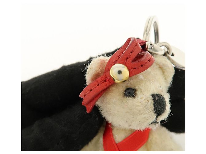 Portachiavi PRADA Motivo Orso Natale 2012 Beige Rosso - vista 14