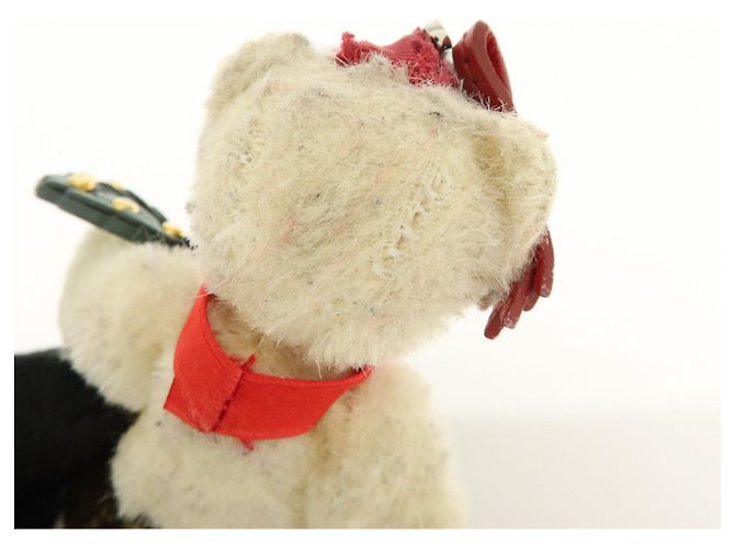 Portachiavi PRADA Motivo Orso Natale 2012 Beige Rosso - vista 9