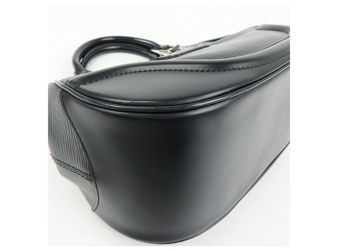 Louis Vuitton Epi Leather Sac Montaigne Hand Bag Noir Black M59302 - vista 12