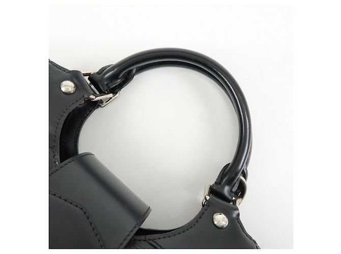 Louis Vuitton Epi Leather Sac Montaigne Hand Bag Noir Black M59302 - vista 6