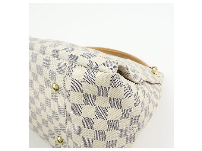 Borsa a tracolla Louis Vuitton Damier Azur Canvas Artsy MM N41174 - vista 13