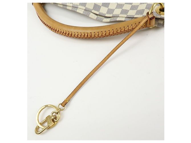 Borsa a tracolla Louis Vuitton Damier Azur Canvas Artsy MM N41174 - vista 18