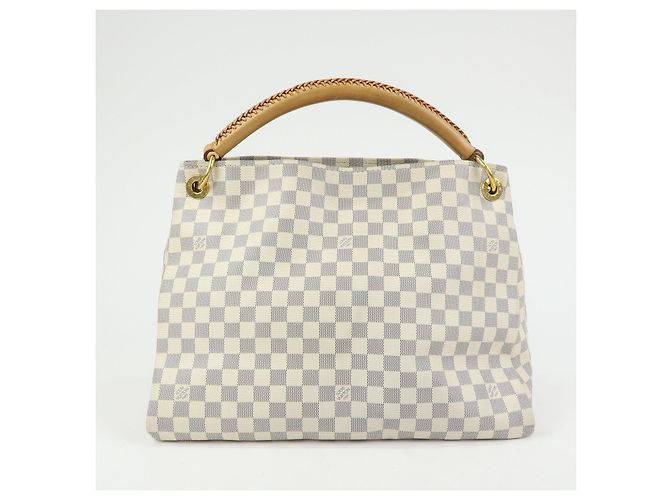 Borsa a tracolla Louis Vuitton Damier Azur Canvas Artsy MM N41174 - vista 2