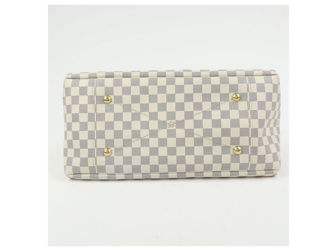 Borsa a tracolla Louis Vuitton Damier Azur Canvas Artsy MM N41174 - vista 5