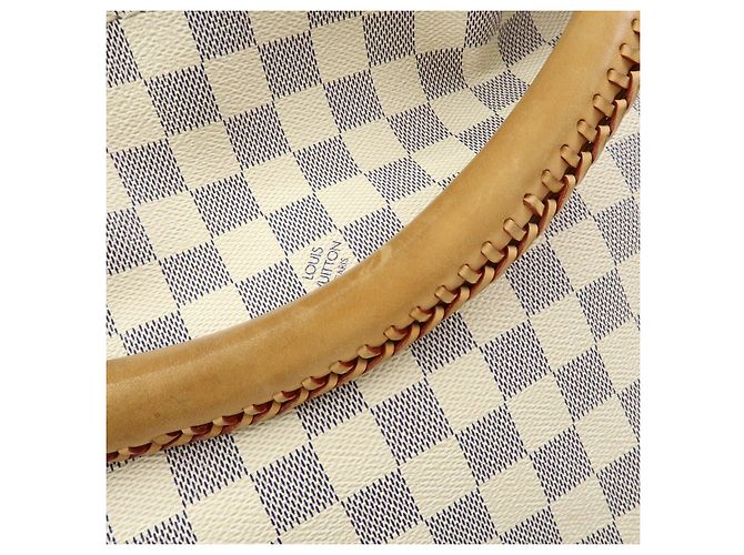 Borsa a tracolla Louis Vuitton Damier Azur Canvas Artsy MM N41174 - vista 8