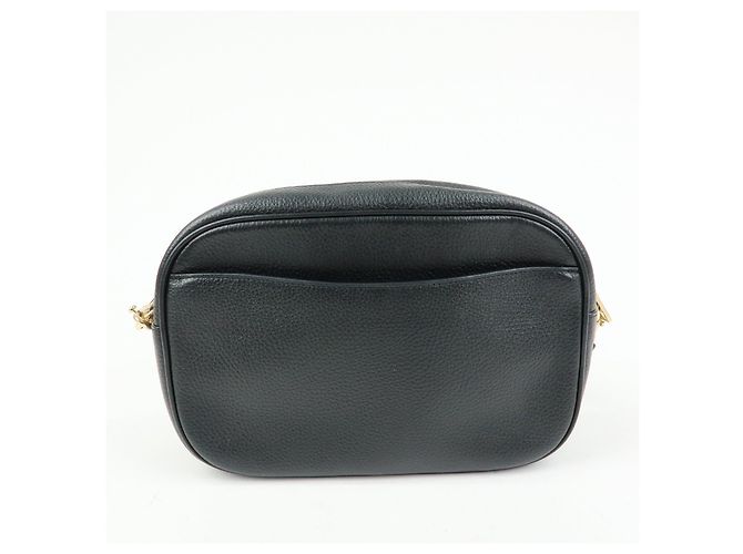 Borsa a tracolla in pelle con logo COACH Nera - vista 2