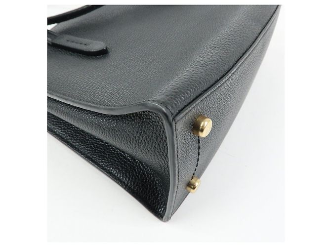 COACH Charlie Carryall 28 Borsa a Tracolla e a Mano 2Way in Pelle Nero - vista 13