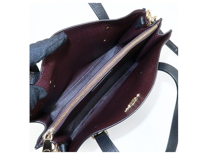COACH Charlie Carryall 28 Borsa a Tracolla e a Mano 2Way in Pelle Nero - vista 21