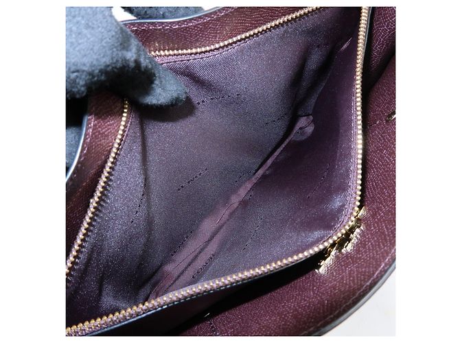 COACH Charlie Carryall 28 Borsa a Tracolla e a Mano 2Way in Pelle Nero - vista 23