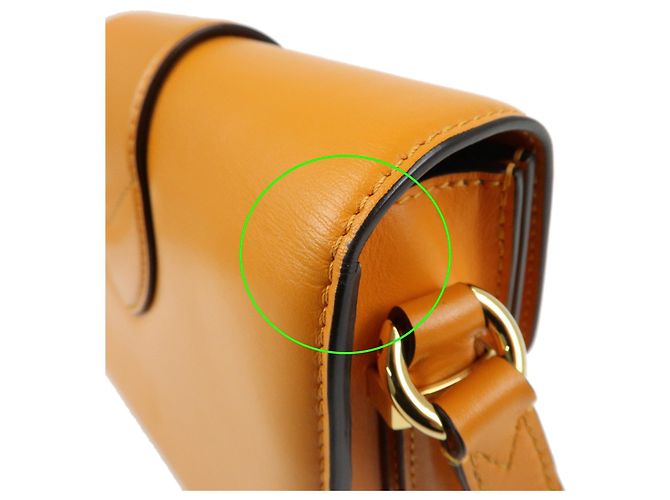 Borsa a tracolla Pont Neuf in pelle Louis Vuitton Orange M55946 - vista 9