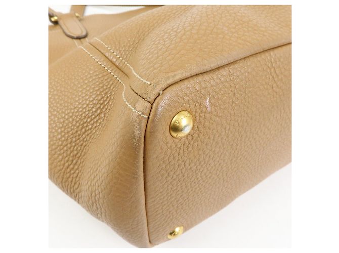 Borsa Tote e Borsa a Tracolla PRADA in pelle Vitello Daino Marrone BR4970 - vista 14