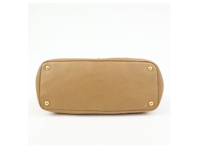 Borsa Tote e Borsa a Tracolla PRADA in pelle Vitello Daino Marrone BR4970 - vista 5