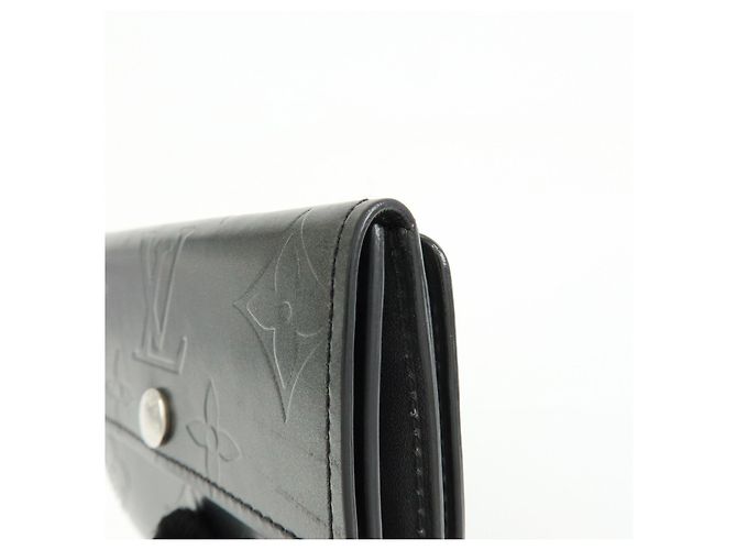 Louis Vuitton Monogram Matte Vernis Ludlow Coin Case Noir M65122 - vista 11