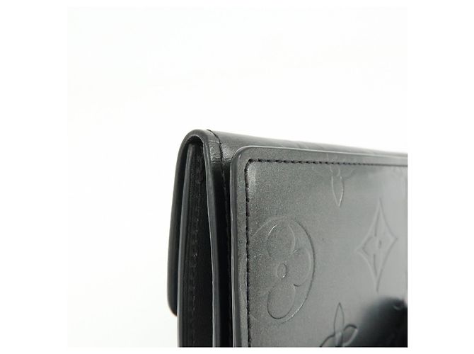 Louis Vuitton Monogram Matte Vernis Ludlow Coin Case Noir M65122 - vista 12