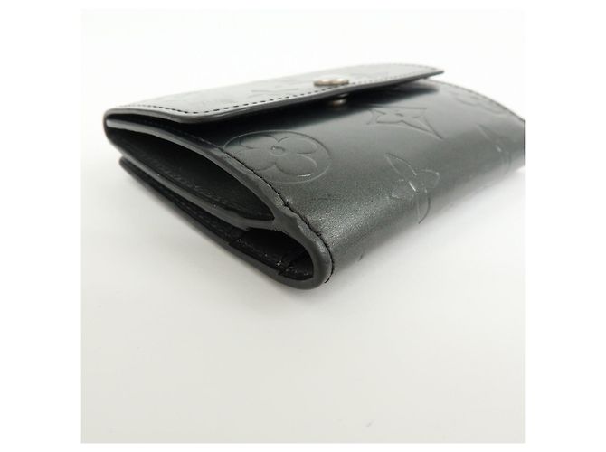 Louis Vuitton Monogram Matte Vernis Ludlow Coin Case Noir M65122 - vista 6