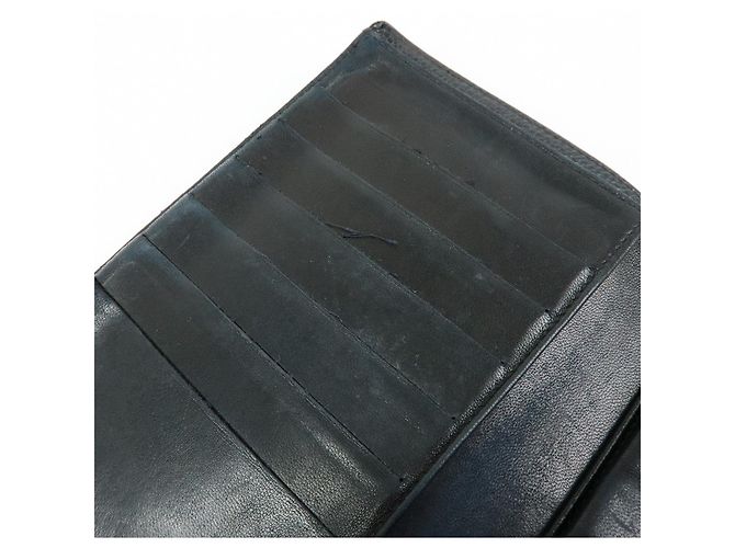 CHANEL COCO Mark Caviarskin Bi-Fold Long Wallet Schwarz A13498 - Ansicht 17