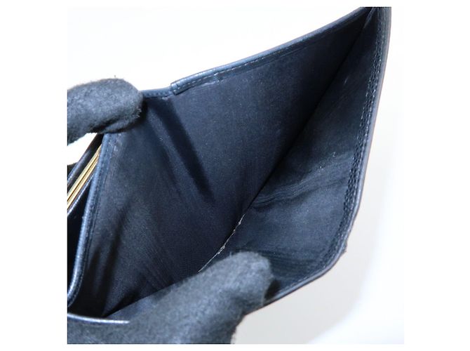 CHANEL COCO Mark Caviarskin Bi-Fold Long Wallet Schwarz A13498 - Ansicht 20
