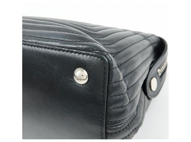 FENDI Dotcom Borsa 2Way in pelle Borsa a mano Borsa a tracolla Nera 8BN299 - vista 11