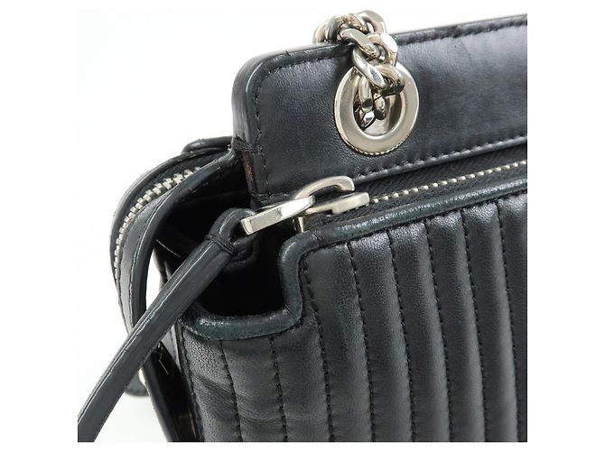 FENDI Dotcom Borsa 2Way in pelle Borsa a mano Borsa a tracolla Nera 8BN299 - vista 15