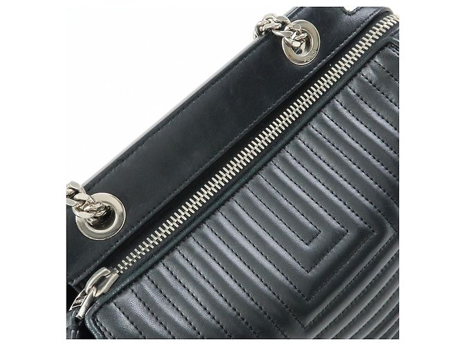 FENDI Dotcom Borsa 2Way in pelle Borsa a mano Borsa a tracolla Nera 8BN299 - vista 18