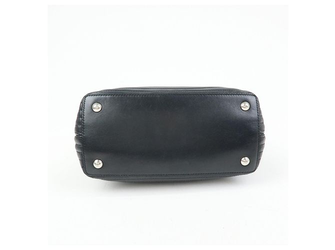 FENDI Dotcom Borsa 2Way in pelle Borsa a mano Borsa a tracolla Nera 8BN299 - vista 5