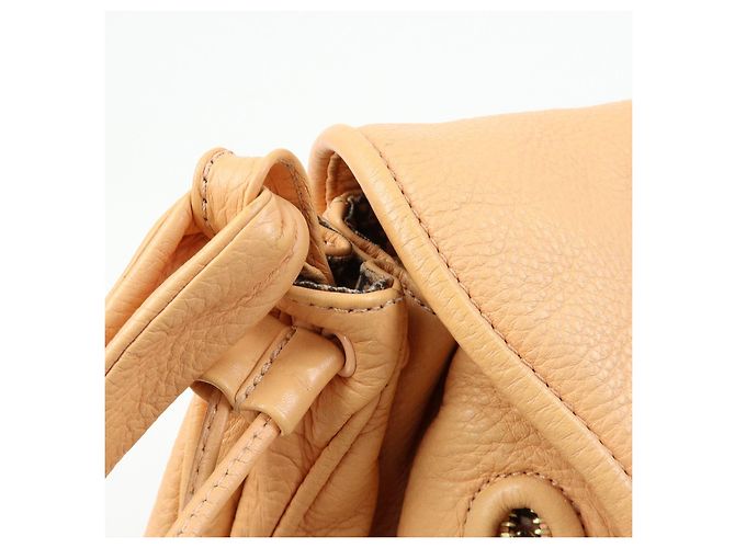 Chloé Chloe See by Chloe Borsa a tracolla in pelle Borsa a spalla Arancione Beige - vista 15
