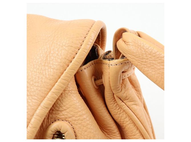 Chloé Chloe See by Chloe Borsa a tracolla in pelle Borsa a spalla Arancione Beige - vista 16