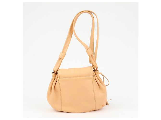 Chloé Chloe See by Chloe Borsa a tracolla in pelle Borsa a spalla Arancione Beige - vista 2