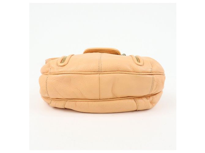 Chloé Chloe See by Chloe Borsa a tracolla in pelle Borsa a spalla Arancione Beige - vista 5