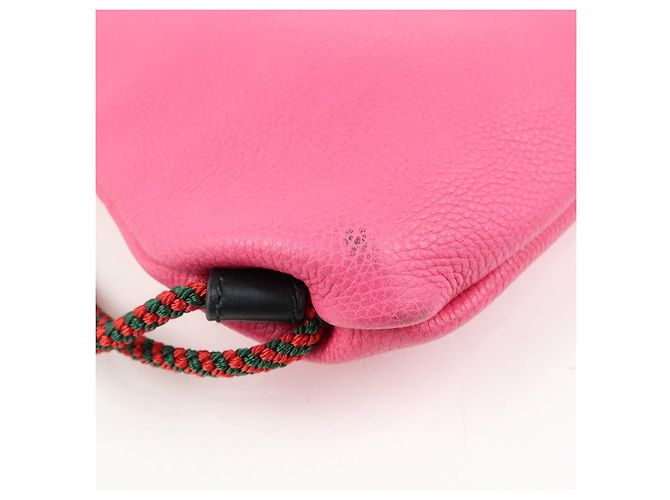 GUCCI Borsa 2Way Zaino in pelle Interlocking G Sherry Rosa 494053 - vista 12