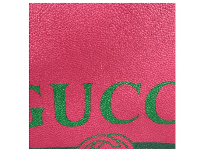 GUCCI Borsa 2Way Zaino in pelle Interlocking G Sherry Rosa 494053 - vista 16