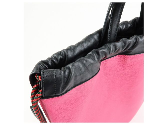 GUCCI Borsa 2Way Zaino in pelle Interlocking G Sherry Rosa 494053 - vista 18