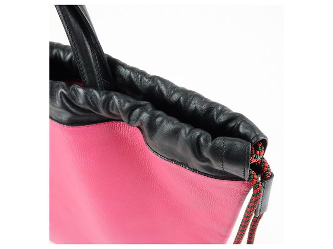 GUCCI Borsa 2Way Zaino in pelle Interlocking G Sherry Rosa 494053 - vista 19