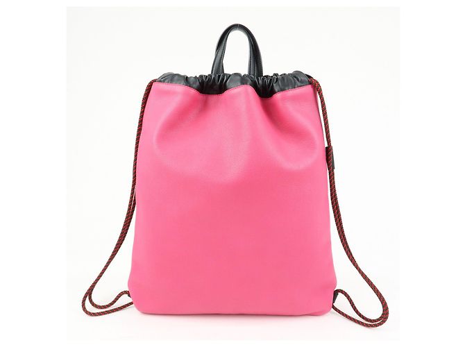 GUCCI Borsa 2Way Zaino in pelle Interlocking G Sherry Rosa 494053 - vista 2
