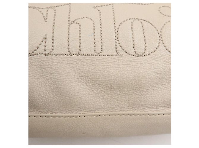 Chloé See by Chloe Leder Tote Bag Handtasche mit Beutel Beige - Ansicht 16