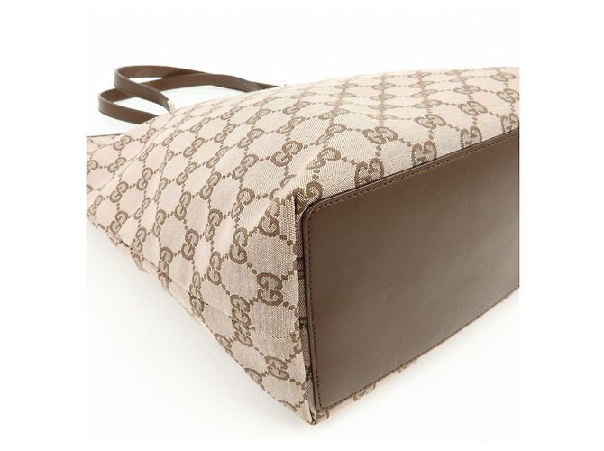 Borsa Tote e Borsa a Mano GUCCI GG Monogram Canvas Leather Brown 002.1098 - vista 11