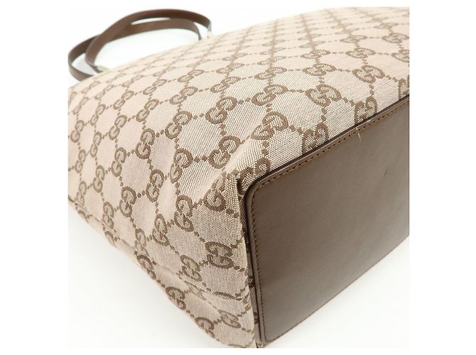 Borsa Tote e Borsa a Mano GUCCI GG Monogram Canvas Leather Brown 002.1098 - vista 13