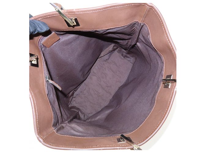 Borsa Tote e Borsa a Mano GUCCI GG Monogram Canvas Leather Brown 002.1098 - vista 19