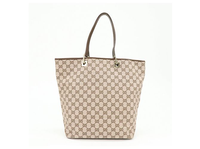 Borsa Tote e Borsa a Mano GUCCI GG Monogram Canvas Leather Brown 002.1098 - vista 2