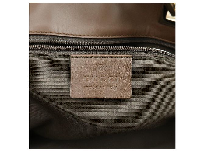 Borsa Tote e Borsa a Mano GUCCI GG Monogram Canvas Leather Brown 002.1098 - vista 21