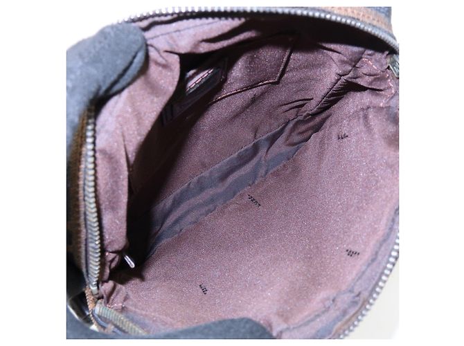 Borsa a spalla e borsa a tracolla FENDI Zucca Canvas Leather Marrone 8BT053 - vista 21